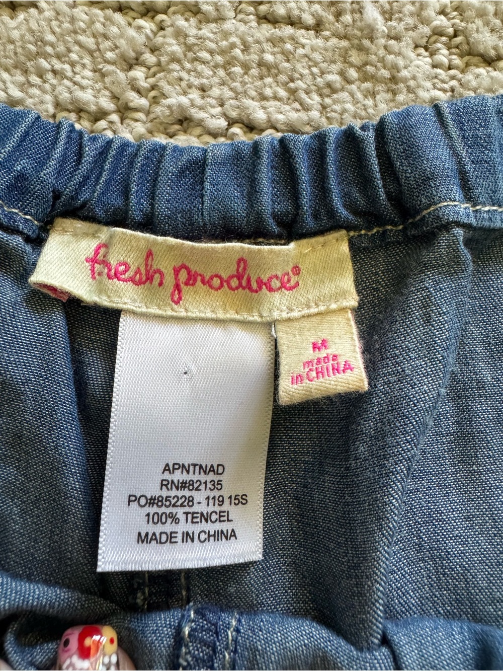 fresh produce Tencel Pull On Pants Drawstring Women’s Size Medium 30” Inseam - Picture 2 of 7